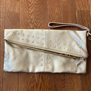 Light Gold Purse With Rhinestones